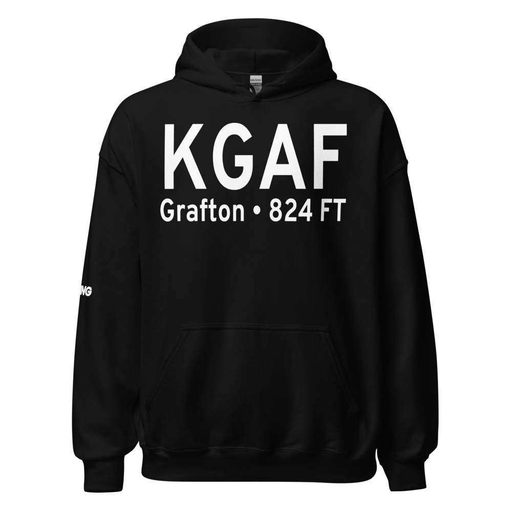 Hutson Field (KGAF) ICAO Hoodie Sweatshirt 