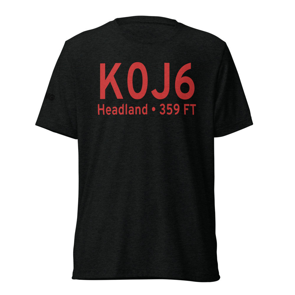 Headland Municipal Airport (K0J6) ICAO Tri-blend T-Shirt 