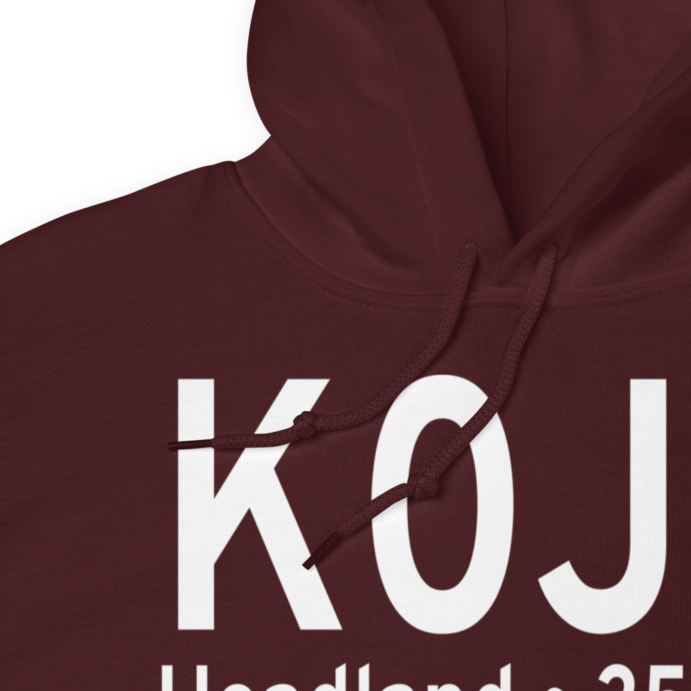 Headland Municipal Airport (K0J6) ICAO Hoodie Sweatshirt 