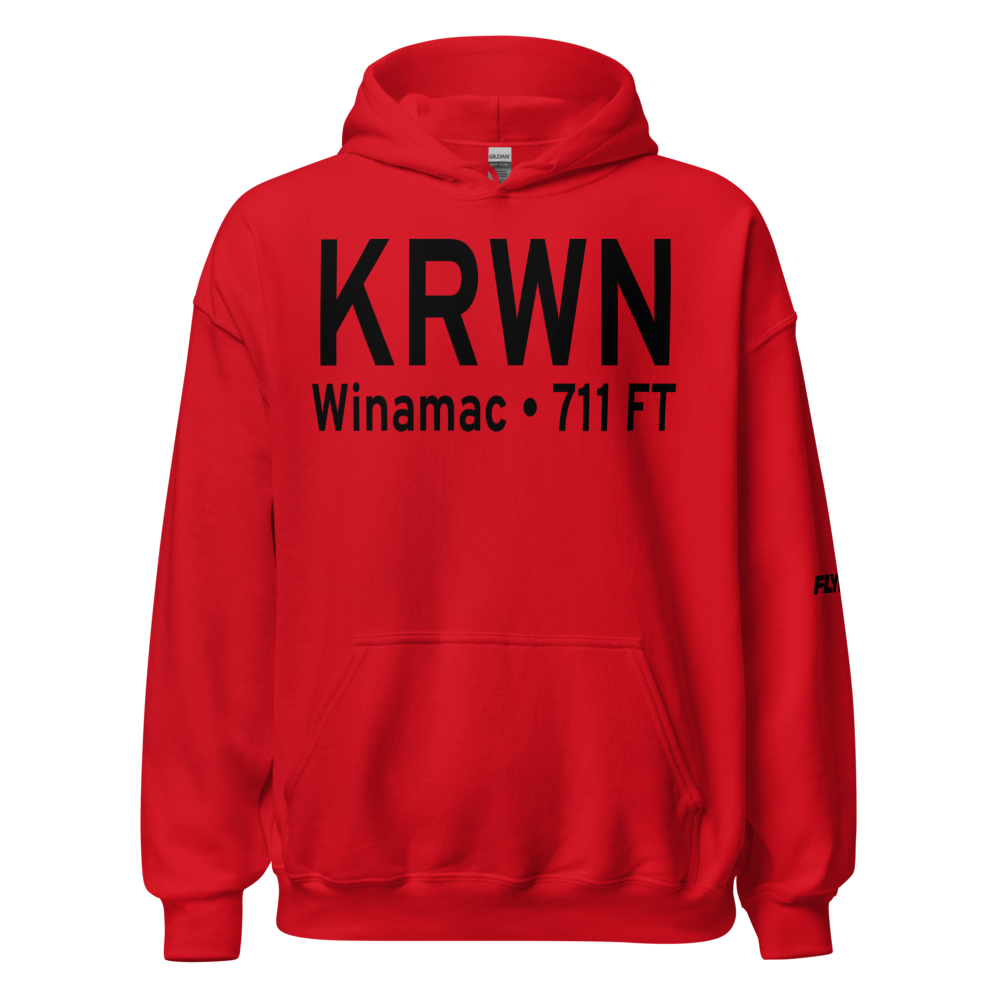 Arens Field (KRWN) ICAO Hoodie Sweatshirt 