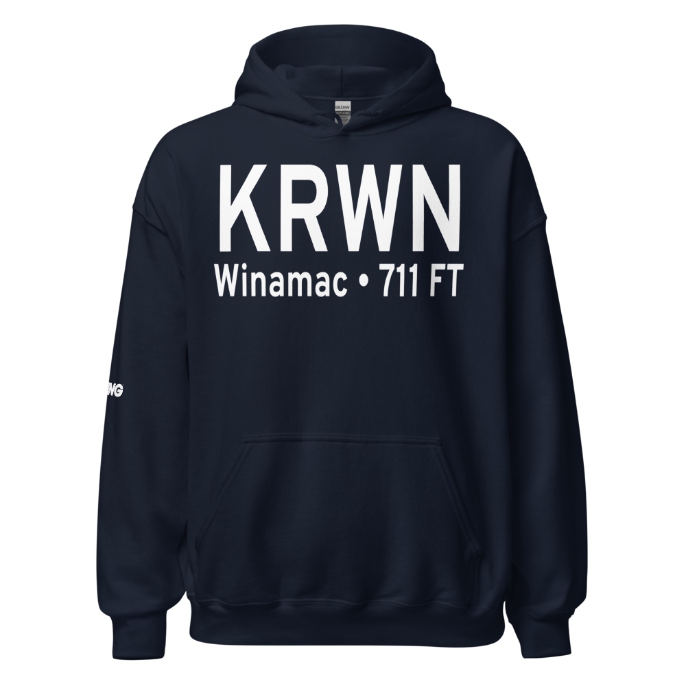 Arens Field (KRWN) ICAO Hoodie Sweatshirt 