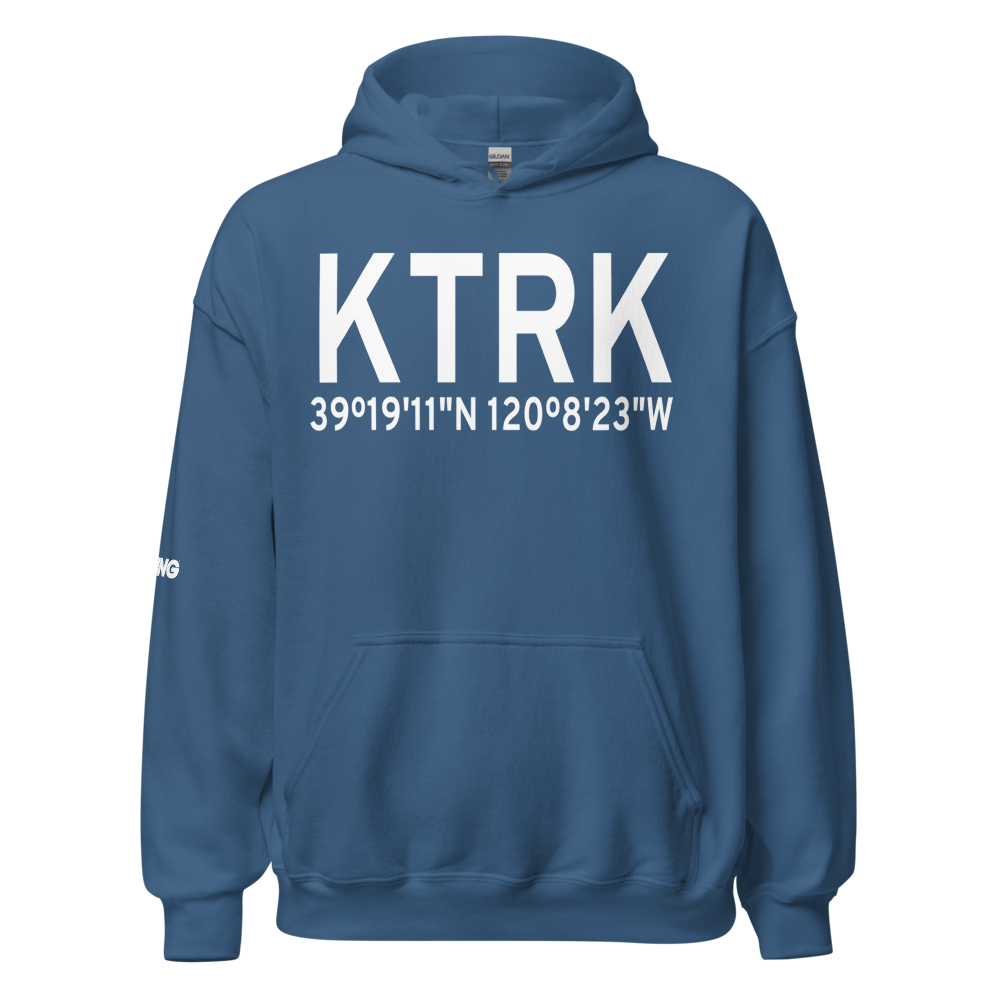 Truckee Tahoe Airport (KTRK) ICAO Hoodie Sweatshirt 