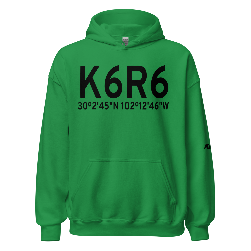 Terrell County Airport (K6R6) ICAO Hoodie Sweatshirt 