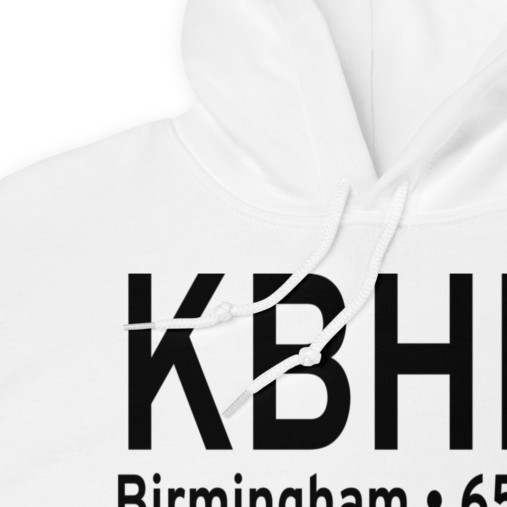 Birmingham-Shuttlesworth International Airport (KBHM) ICAO Hoodie Sweatshirt 