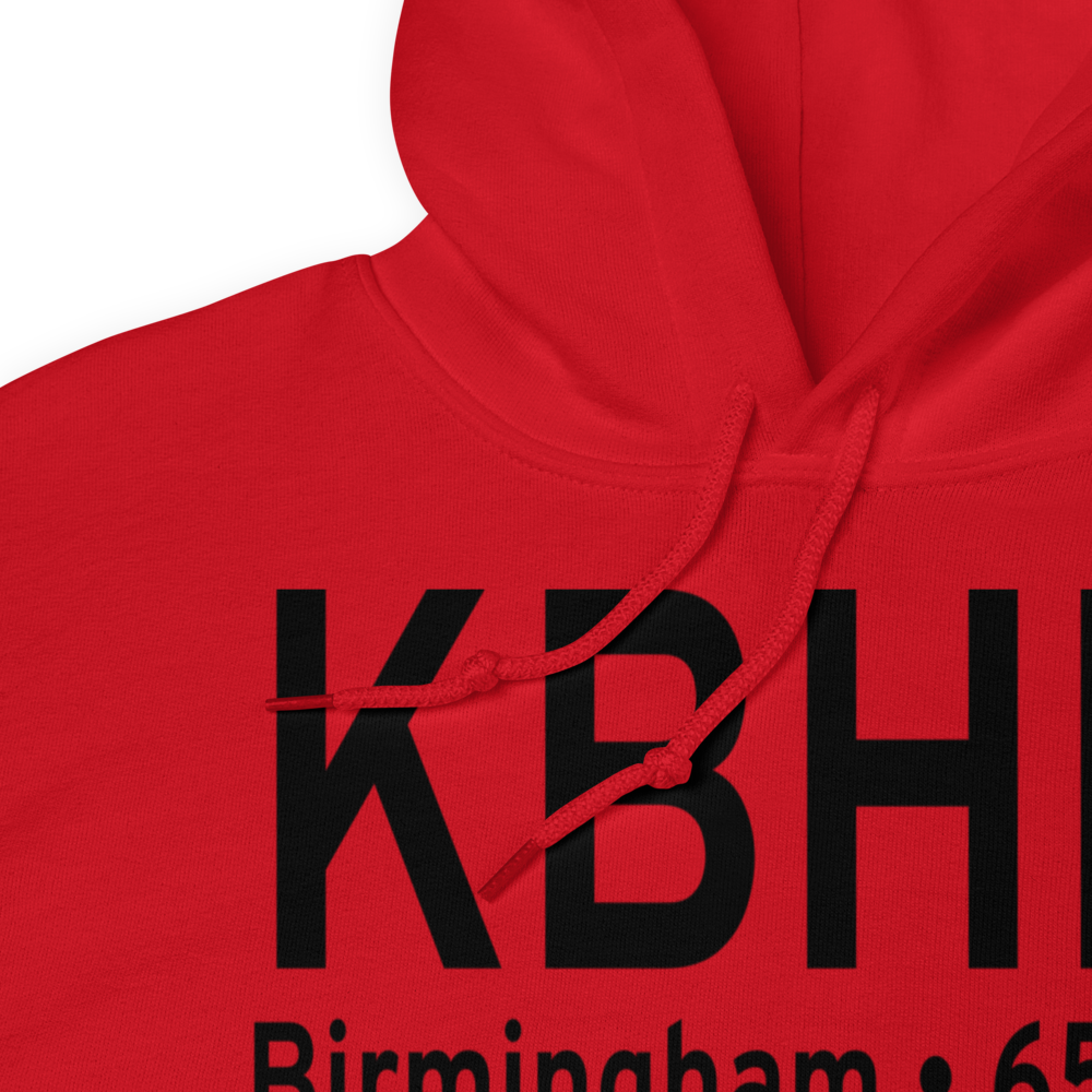 Birmingham-Shuttlesworth International Airport (KBHM) ICAO Hoodie Sweatshirt 