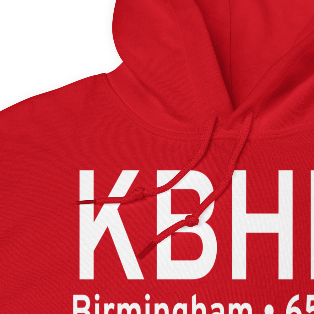 Birmingham-Shuttlesworth International Airport (KBHM) ICAO Hoodie Sweatshirt 