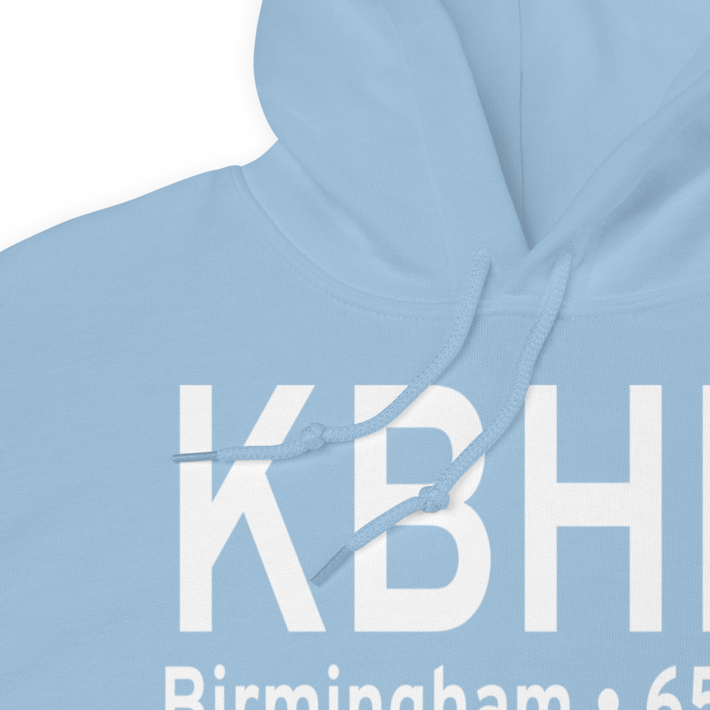 Birmingham-Shuttlesworth International Airport (KBHM) ICAO Hoodie Sweatshirt 