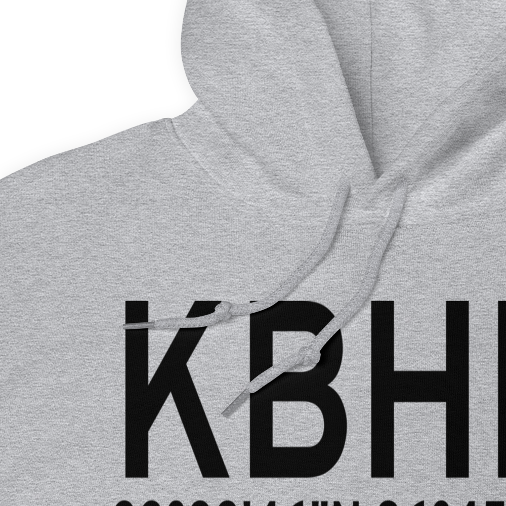 Birmingham-Shuttlesworth International Airport (KBHM) ICAO Hoodie Sweatshirt 