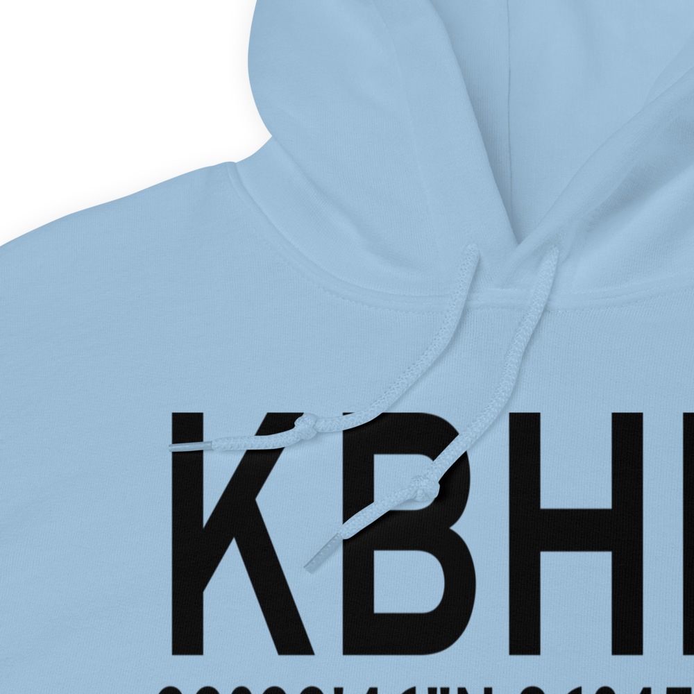 Birmingham-Shuttlesworth International Airport (KBHM) ICAO Hoodie Sweatshirt 