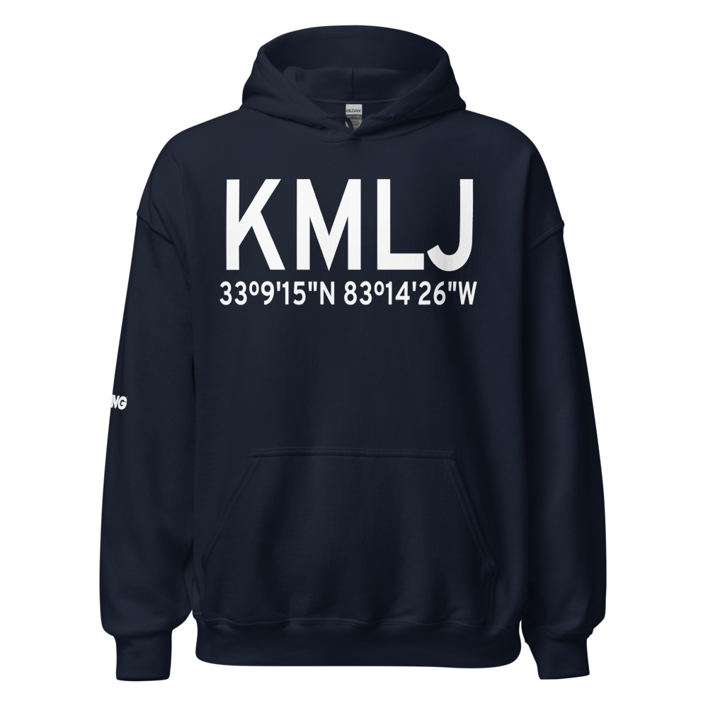 Baldwin County Regional Airport (KMLJ) ICAO Hoodie Sweatshirt 