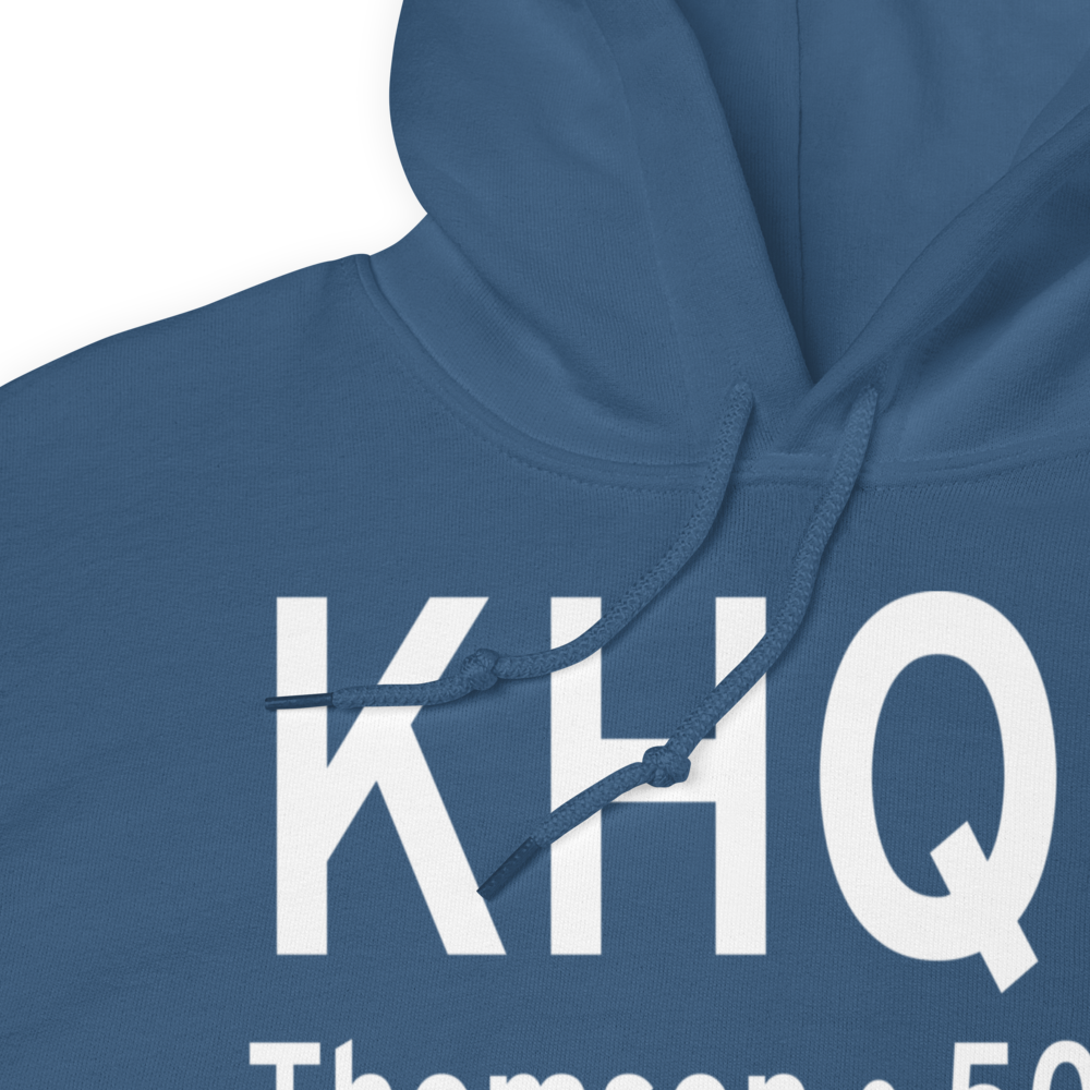 Thomson-McDuffie County Airport (KHQU) ICAO Hoodie Sweatshirt 