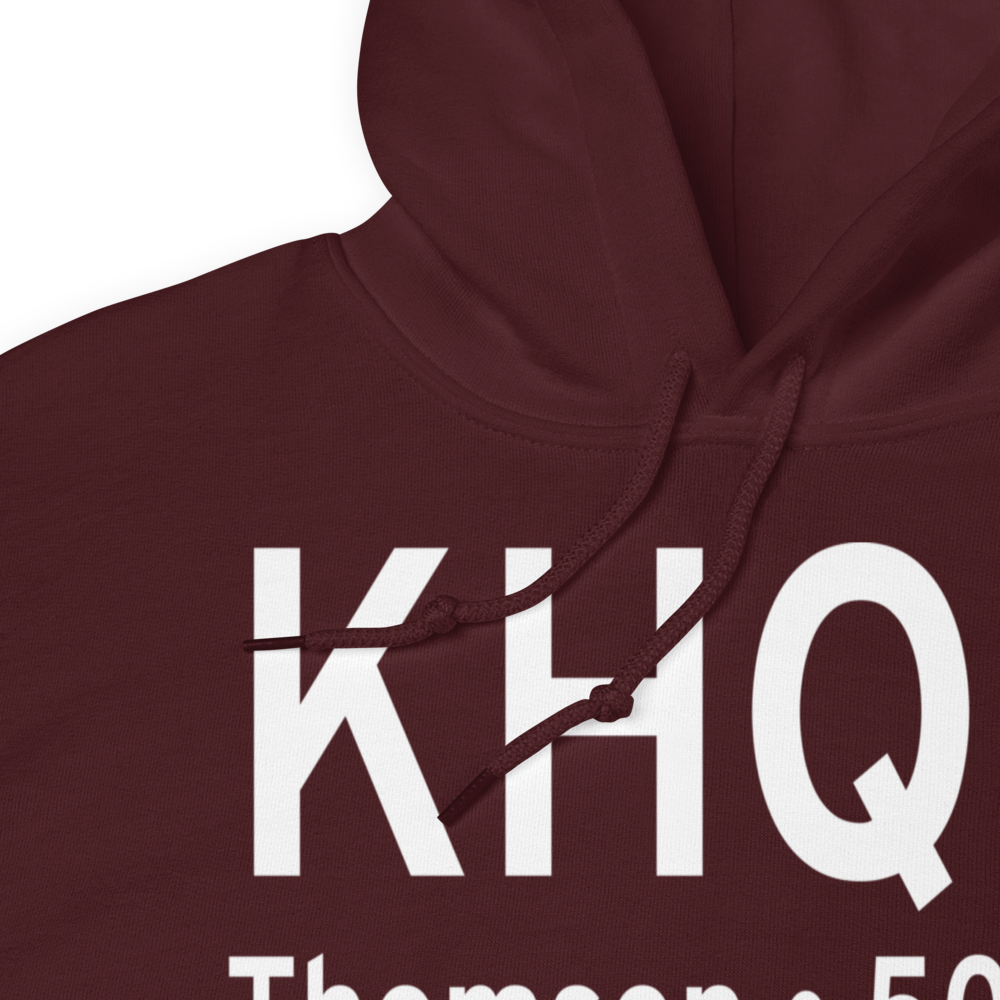 Thomson-McDuffie County Airport (KHQU) ICAO Hoodie Sweatshirt 