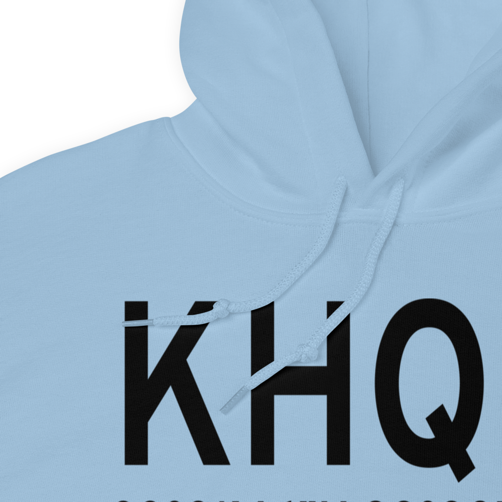 Thomson-McDuffie County Airport (KHQU) ICAO Hoodie Sweatshirt 
