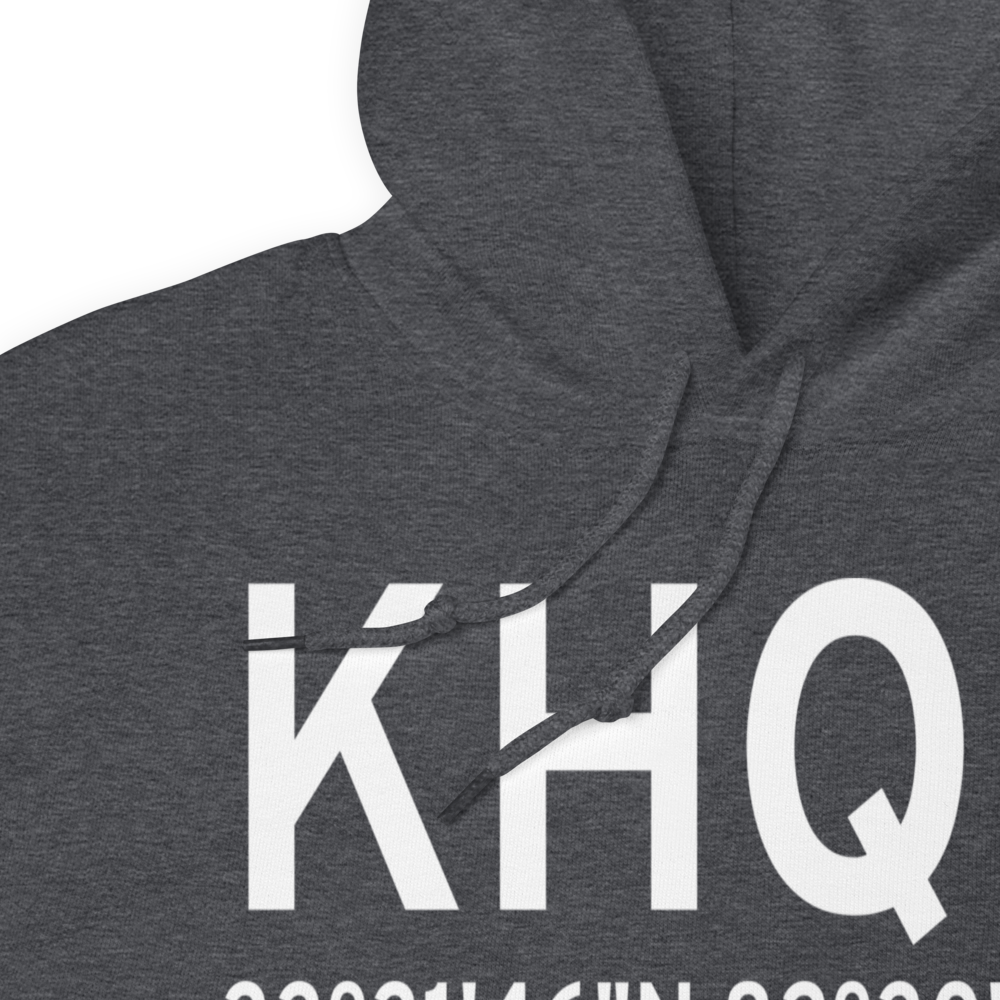 Thomson-McDuffie County Airport (KHQU) ICAO Hoodie Sweatshirt 
