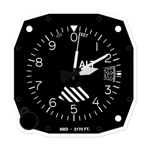 Rapoport Ranch Airport (68ID) Altimeter Stickers