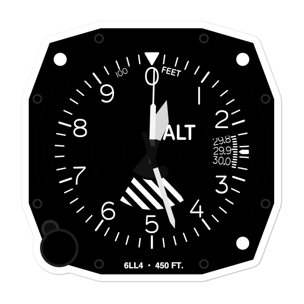 Wildy Field (6LL4) Altimeter Stickers 