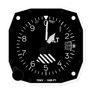 Nicholson Airport (75WV) Altimeter Stickers