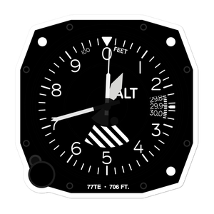 Rowco, Inc Heliport (77TE) Altimeter Stickers