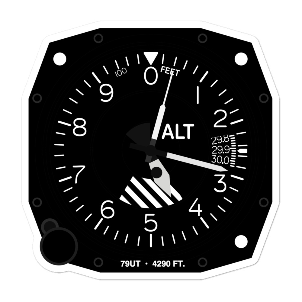 Bear River Valley Hospital Heliport (79UT) Altimeter Stickers 