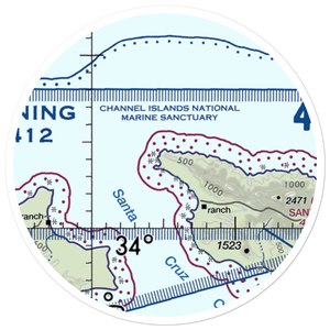 Santa Cruz Island Airport (SZN) VFR Sectional Sticker (20 mile)