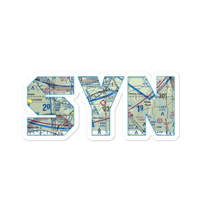 Stanton Airfield (SYN) VFR Sectional Sticker