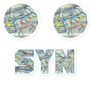 Stanton Airfield (SYN) VFR Sectional Sticker Pack
