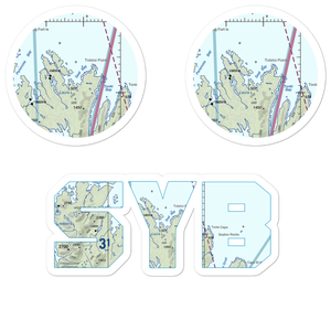 Seal Bay Seaplane Base (SYB) VFR Sectional Sticker Pack