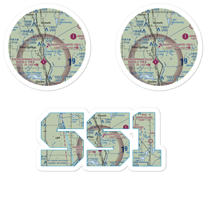 North Country Seaplane Base (SS1) VFR Sectional Sticker Pack