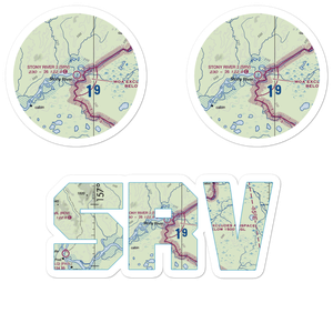 Stony River 2 Airport (SRV) VFR Sectional Sticker Pack