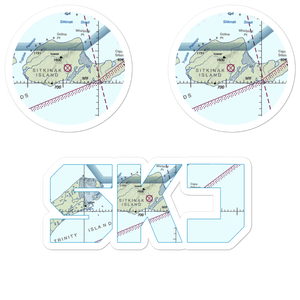 Sitkinak Airport (SKJ) VFR Sectional Sticker Pack