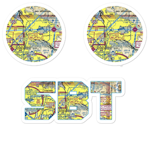 Tri-City Airport (SBT) VFR Sectional Sticker Pack