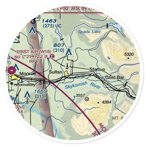 Sky Harbor Airport (S86) VFR Sectional Sticker (20 mile)