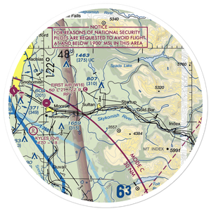 Sky Harbor Airport (S86) VFR Sectional Sticker (30 mile)