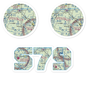 Green Sea Airport (S79) VFR Sectional Sticker Pack