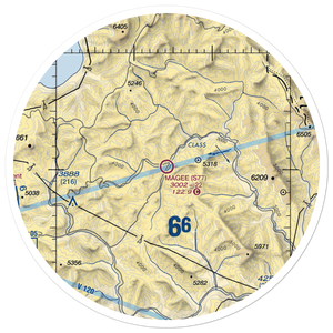 Magee Airport (S77) VFR Sectional Sticker (30 mile)