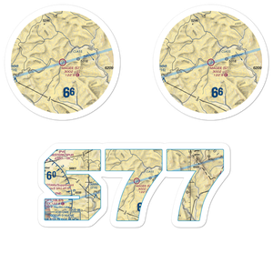 Magee Airport (S77) VFR Sectional Sticker Pack