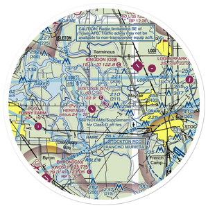 Lost Isle Seaplane Base (S74) VFR Sectional Sticker (30 mile)