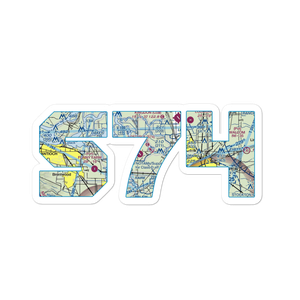 Lost Isle Seaplane Base (S74) VFR Sectional Sticker