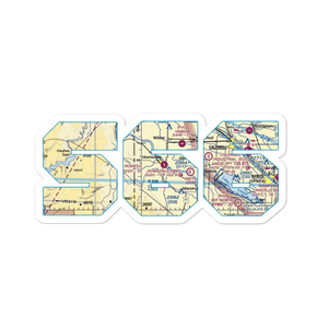 Homedale Municipal Airport (S66) VFR Sectional Sticker