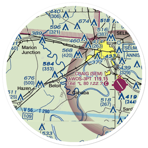 Skyharbor Airport (S63) VFR Sectional Sticker (20 mile)