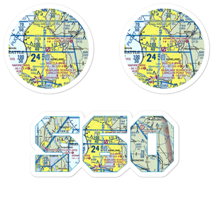 Kenmore Air Harbor Inc Seaplane Base (S60) VFR Sectional Sticker Pack