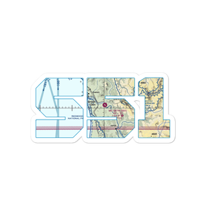 Andy Mc Beth Airport (S51) VFR Sectional Sticker