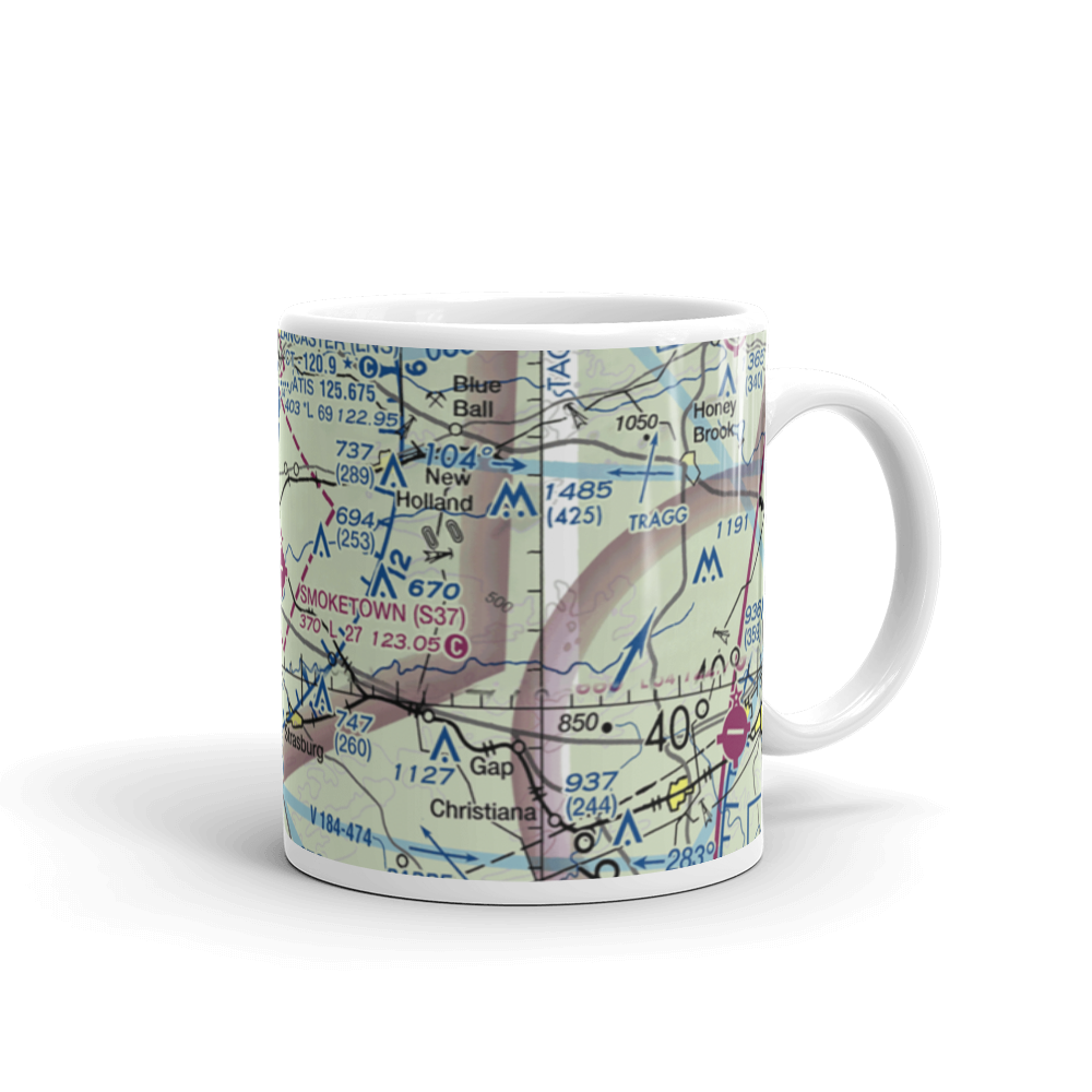 Smoketown Airport (S37) VFR Sectional  Mug 
