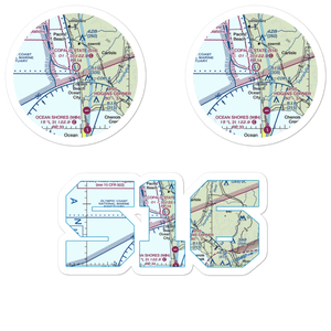 Copalis State Airport (S16) VFR Sectional Sticker Pack