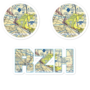 Quartz Hill Airport (RZH) VFR Sectional Sticker Pack