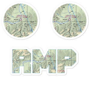 Rampart Airport (RMP) VFR Sectional Sticker Pack