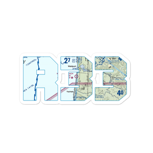 Wakonda Beach State Airport (R33) VFR Sectional Sticker