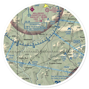 Echo Airport (PN0) VFR Sectional Sticker (30 mile)