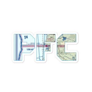 Pacific City State Airport (PFC) VFR Sectional Sticker