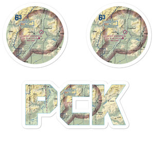 Porcupine Creek Airport (PCK) VFR Sectional Sticker Pack